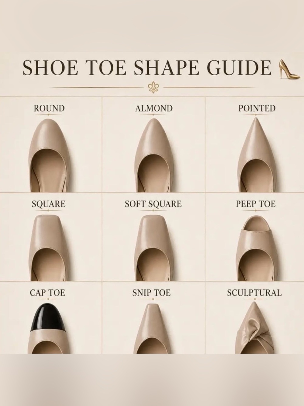 TOE SHAPE GUIDE